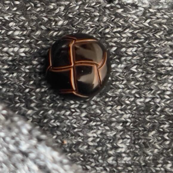 Buffalo David Bitton Blue Speckled Collared Knit Men's Sweater Long-Sleeved Med - Picture 7 of 16